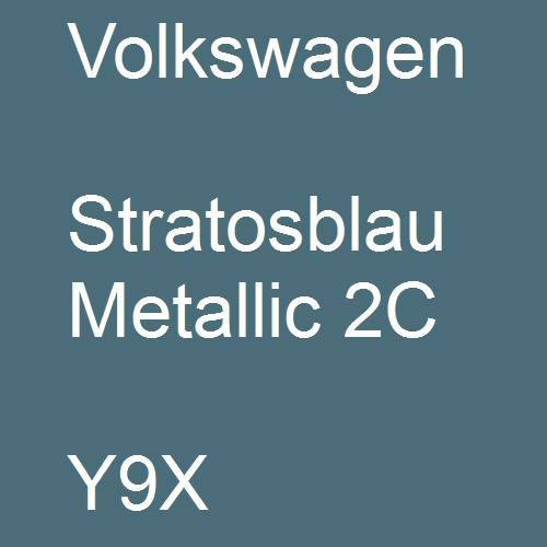 Volkswagen, Stratosblau Metallic 2C, Y9X.